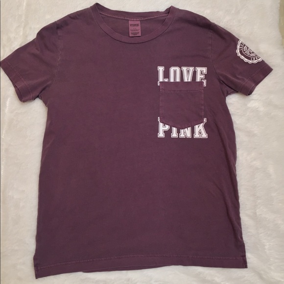 Pink Victoria’s Secret Campus Tee - Picture 1 of 2